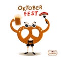 Oktoberfest simbol, German Traditional food Royalty Free Stock Photo