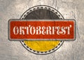 Oktoberfest stamp pattern