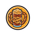 Oktoberfest, world largest beer festival or Volkfest. Held annually in Germany. Ai Generated