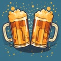 Oktoberfest, world largest beer festival or Volkfest. Held annually in Germany. Ai Generated