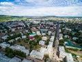 Oktyabrsky city, aerial view. Bashkortostan Royalty Free Stock Photo