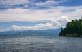 Okunevaya perch bay Chivyrkuy Gulf of lake Baikal