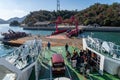 Okuno-jima Island Second Pier. Hiroshima Prefecture, Japan