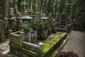 Okunoin cemetary Royalty Free Stock Photo