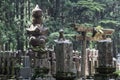 Okunoin cemetery at Koyasan, Japan. Royalty Free Stock Photo