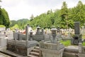 Okunoin cemetery - more recent region