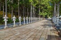 Okunoin Temple with Graveyard Area at Koyasan (Mt. Koya) in Wakayama Royalty Free Stock Photo