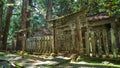 Okunoin Temple with Graveyard Area at Koyasan (Mt. Koya) in Wakayama Royalty Free Stock Photo
