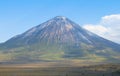 Ol Doinyo Lengai volcano in Tanzania Royalty Free Stock Photo