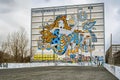 Mural by Ola Volo to pay tribute to the MILE END district of Montreal