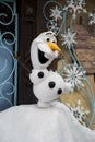 Olaf from Frozen at hong kong disneyland resort Royalty Free Stock Photo