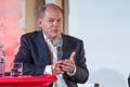 Olaf Scholz speaking at the 2018 SPD Debattencamp