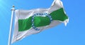 Olancho Department Flag, Honduras. Loop