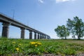 Oland Bridge at spring