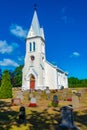 oland, Sweden, July 15, 2022: New Kalla church at oland island i