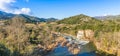 Orb Valley in the Haut-Languedoc in Occitanie, France Royalty Free Stock Photo