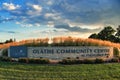 Olathe Community Center Main Sign