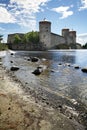 Olavinlinna castle Royalty Free Stock Photo