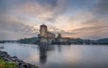 Olavinlinna fortress Royalty Free Stock Photo