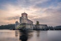 Olavinlinna fortress Royalty Free Stock Photo