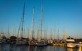 Maxy yacht at porto cervo Harbour Royalty Free Stock Photo