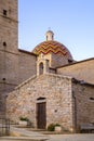 Olbia, Italy - XVIII century St. Paul Apostle Church - Chiesa di San Paolo Apostolo - and St. Cross oratory - Oratorio di Santa