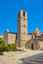 Olbia, Italy - XVIII century St. Paul Apostle Church - Chiesa di San Paolo Apostolo - and St. Cross oratory - Oratorio di Santa