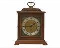 Old 30day wooden frame clock Royalty Free Stock Photo