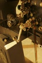 An old 35mm film projector