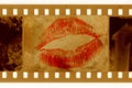 Old 35mm frame photo Royalty Free Stock Photo