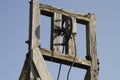 Old abanadoned mining equipment located in Victor Colorado