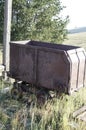 Old abanadoned mining equipment located in Victor Colorado