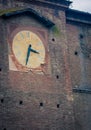 Old abandon clock tower Siena Italy Royalty Free Stock Photo
