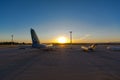 The old, abandoned airport of Athens, Greece.