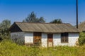 An old abandoned authentic Ukrainian village house Royalty Free Stock Photo