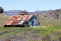 Old, abandoned barn in the hills of Joseph D Grant County Park, south San Francisco bay area, California Royalty Free Stock Photo