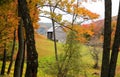 Old abandoned barn in rural Vermont Royalty Free Stock Photo