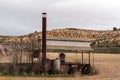 Old abandoned boiler used to distill lavender in The Alcarria Region of Spain