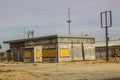 Old Abandoned Building With Boarded Up Windows Royalty Free Stock Photo