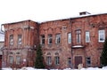 Old abandoned building, the gates of the estate