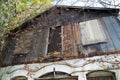 Old Abandoned Building in a Wooded Area Royalty Free Stock Photo