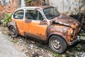 Old, abandoned car