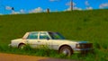 Old Abandoned Car Royalty Free Stock Photo