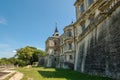 Old abandoned castle in Lviv region, Pidhirtsi, Ukraine, since 1635 year. The view from the back yard Royalty Free Stock Photo