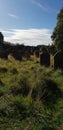 Old abandoned cemetery. Lochmaben. Lockerbie Scotland