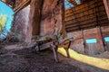 An old and abandoned ceramic factory in the town of Agost, Alicante, Spain