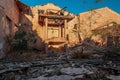 An old and abandoned ceramic factory in the town of Agost, Alicante, Spain