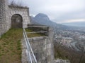 The Bastille mountain in Grenoble.