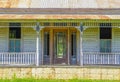 Old Abandoned Country Farm House Front Door and Porch Royalty Free Stock Photo