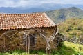 Old abandoned country house in Sicilian mountains Royalty Free Stock Photo